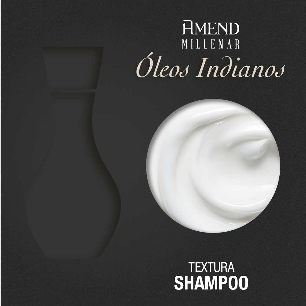 Shampoo Amend Millenar Óleos Indianos 300ml